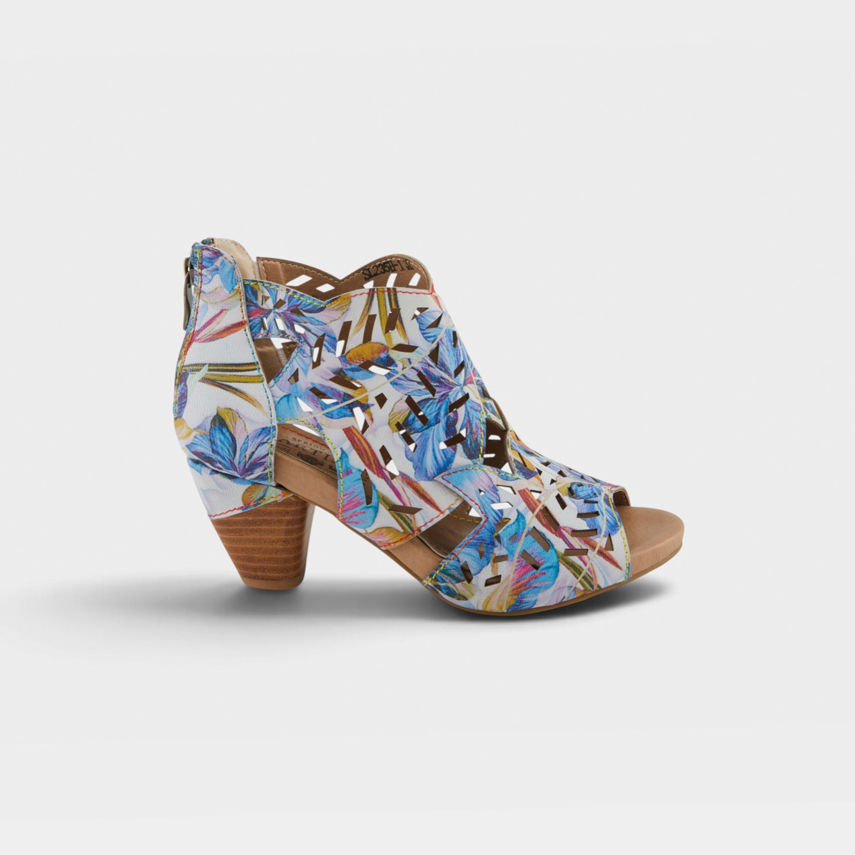 L'artiste Icon-fleur Sandals: Heel Shootie – Spring Step Shoes