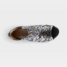 L'Artiste Icon-Met shootie sandal in Blue Multi, top view