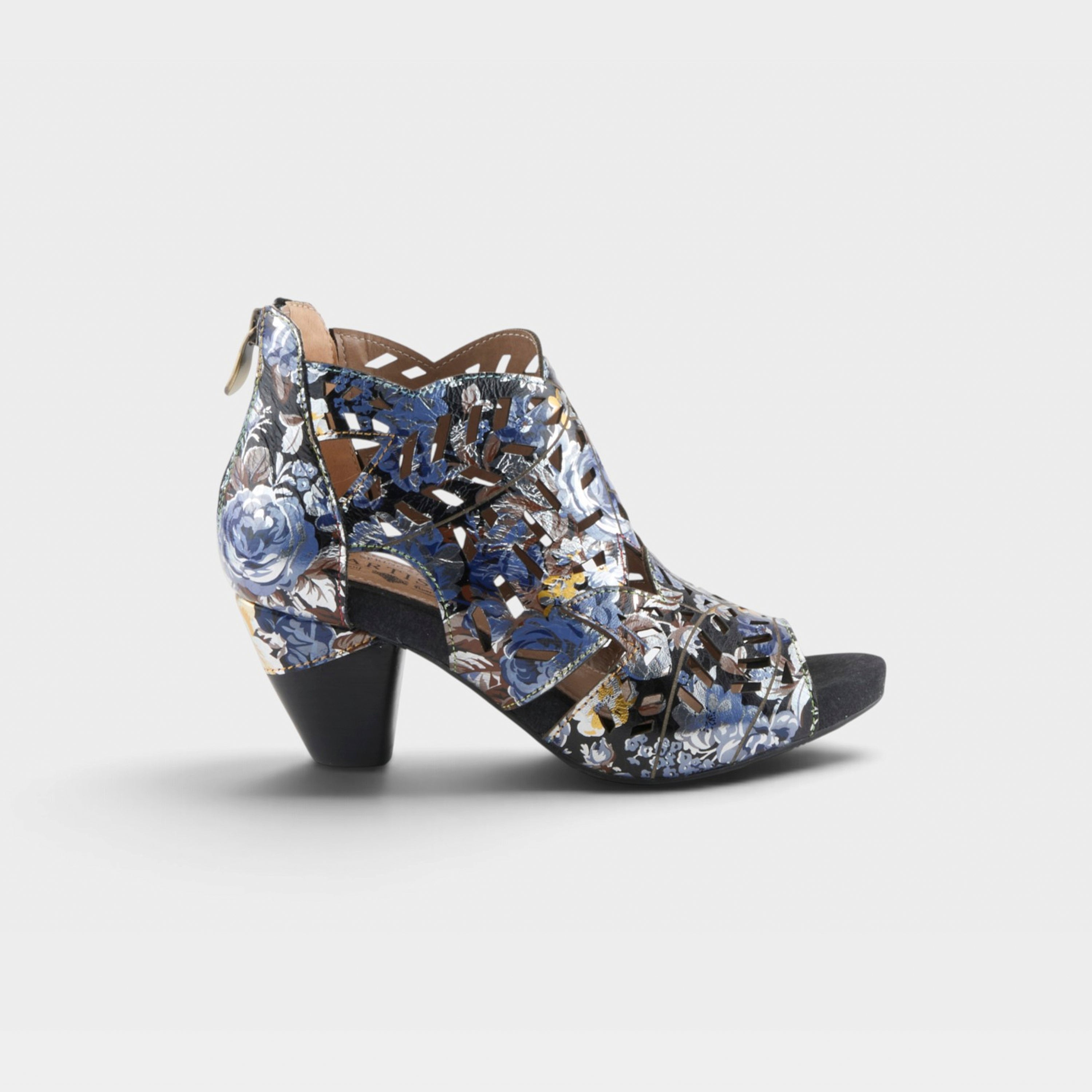 L'Artiste Icon-Met shootie sandal in Blue Multi, hero view