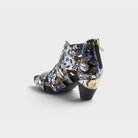 L'Artiste Icon-Met shootie sandal in Blue Multi, alternate angle view
