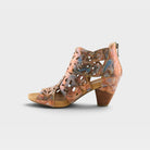 L'Artiste Icon-Met shootie sandal in Bronze Multi, side view