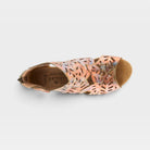 L'Artiste Icon-Met shootie sandal in Bronze Multi, top view