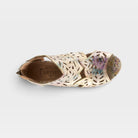 L'Artiste Icon-Met shootie sandal in Lilac Multi, top view