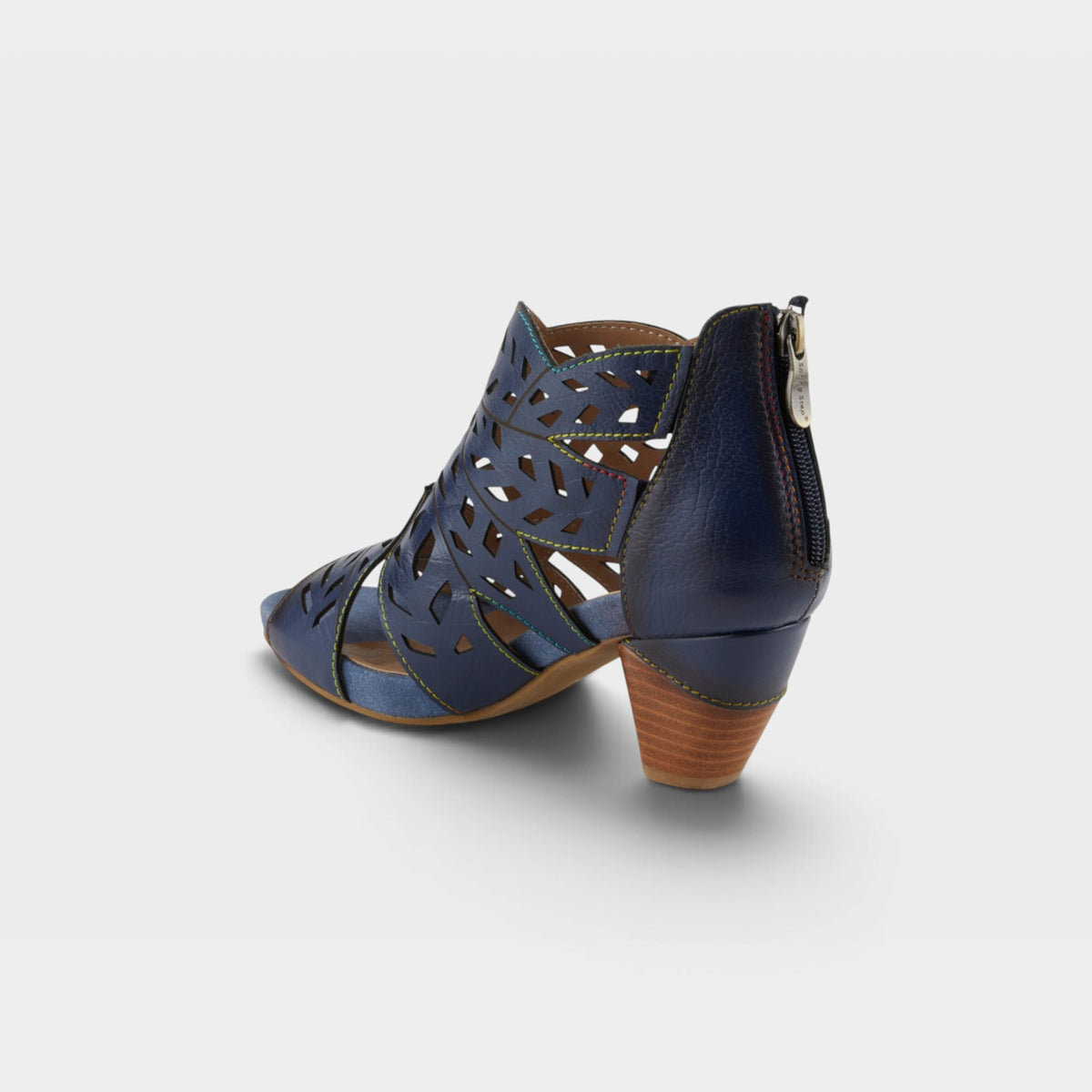 L'Artiste Icon sandal in Navy, alternate angle view