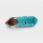L'Artiste Icon sandal in Turquoise, top view