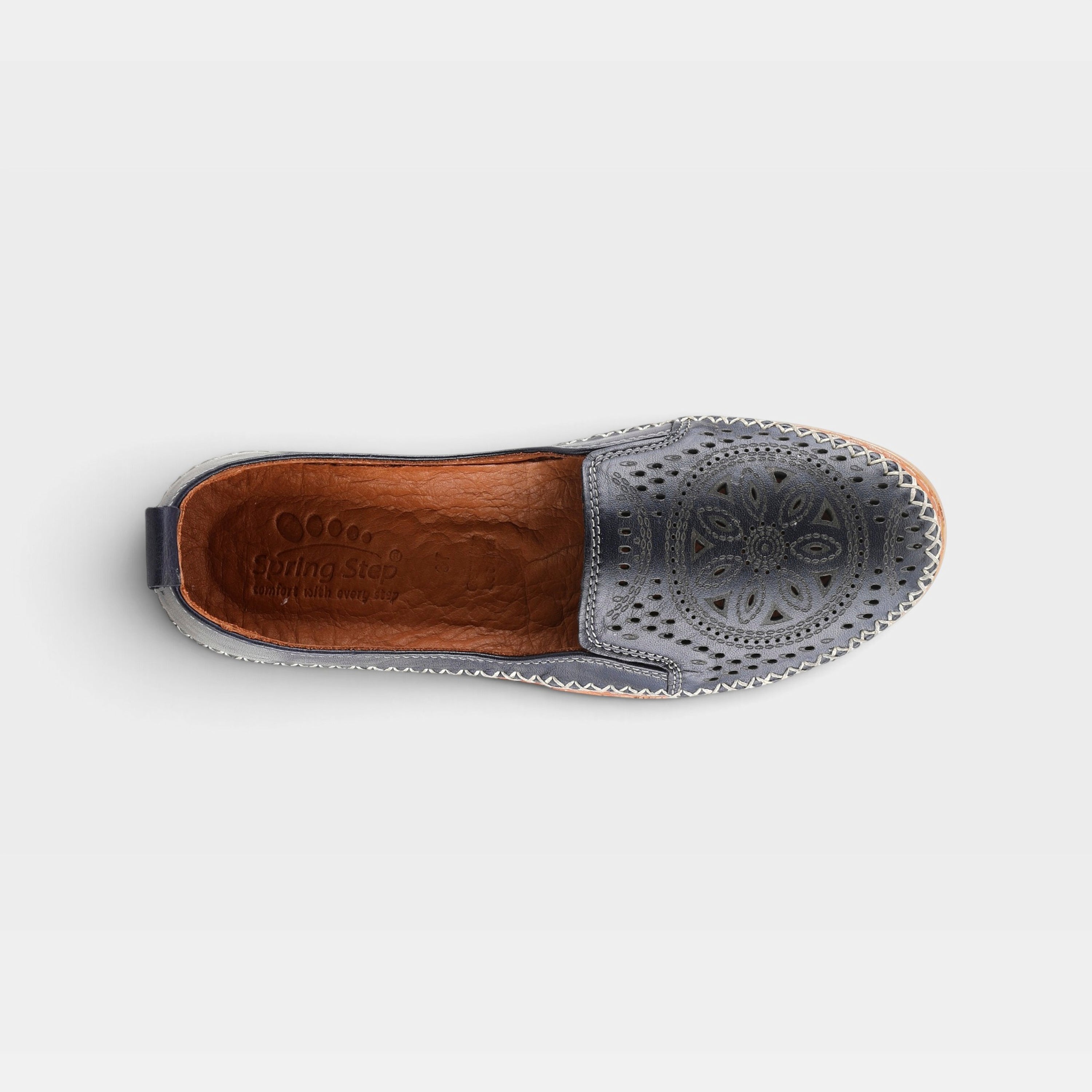 Spring Step Ingrid Navy Loafer