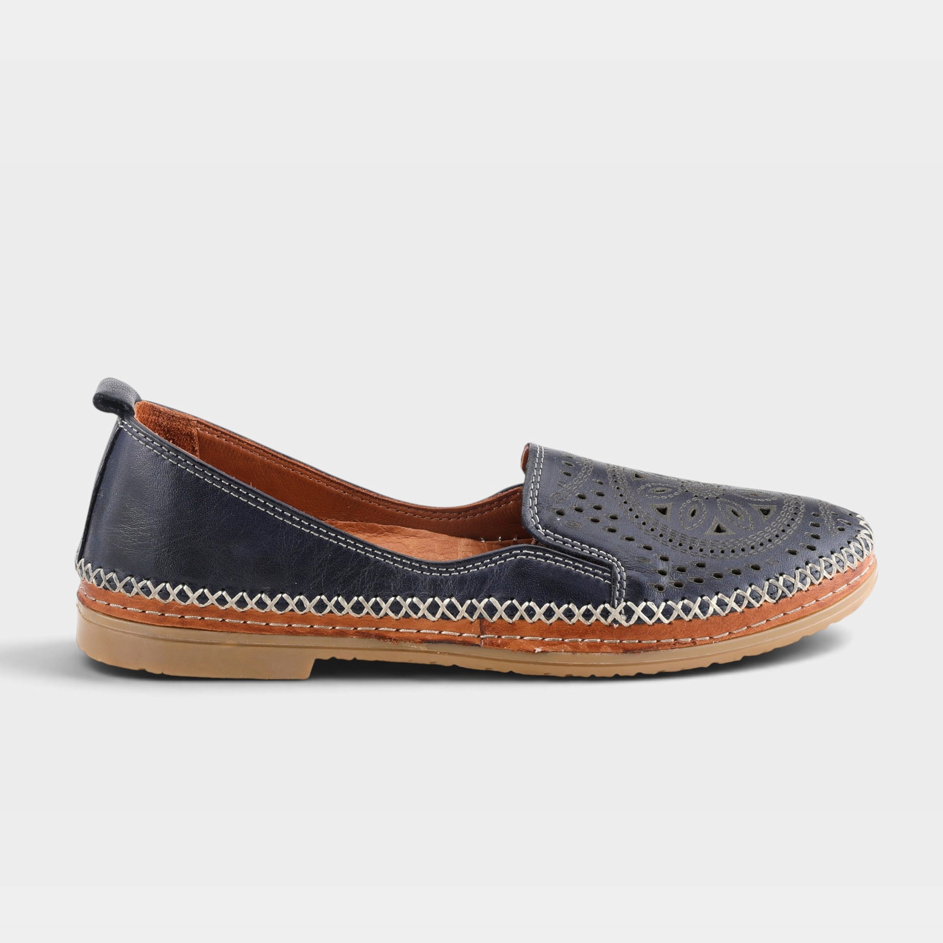 Spring Step Ingrid Navy Loafer