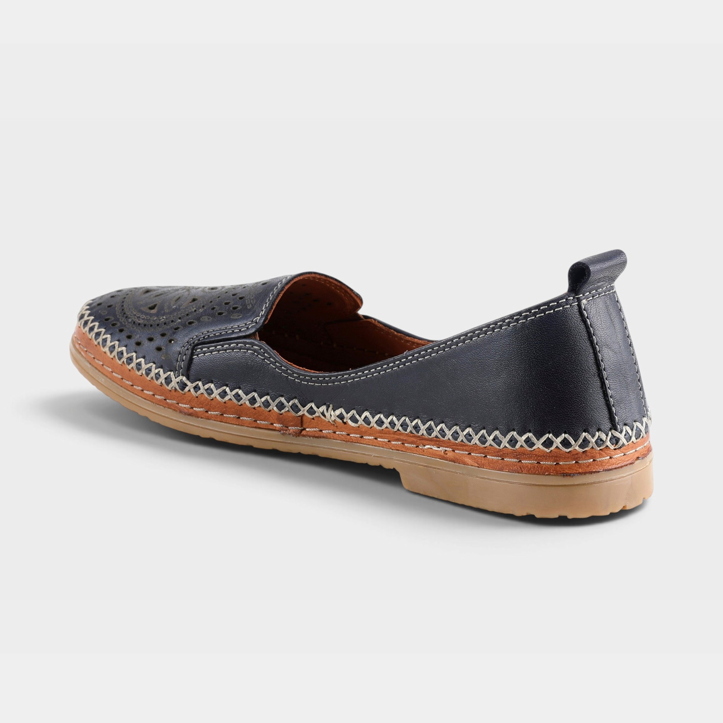 Spring Step Ingrid Navy Loafer
