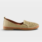Spring Step Ingrid Olive Green Loafer