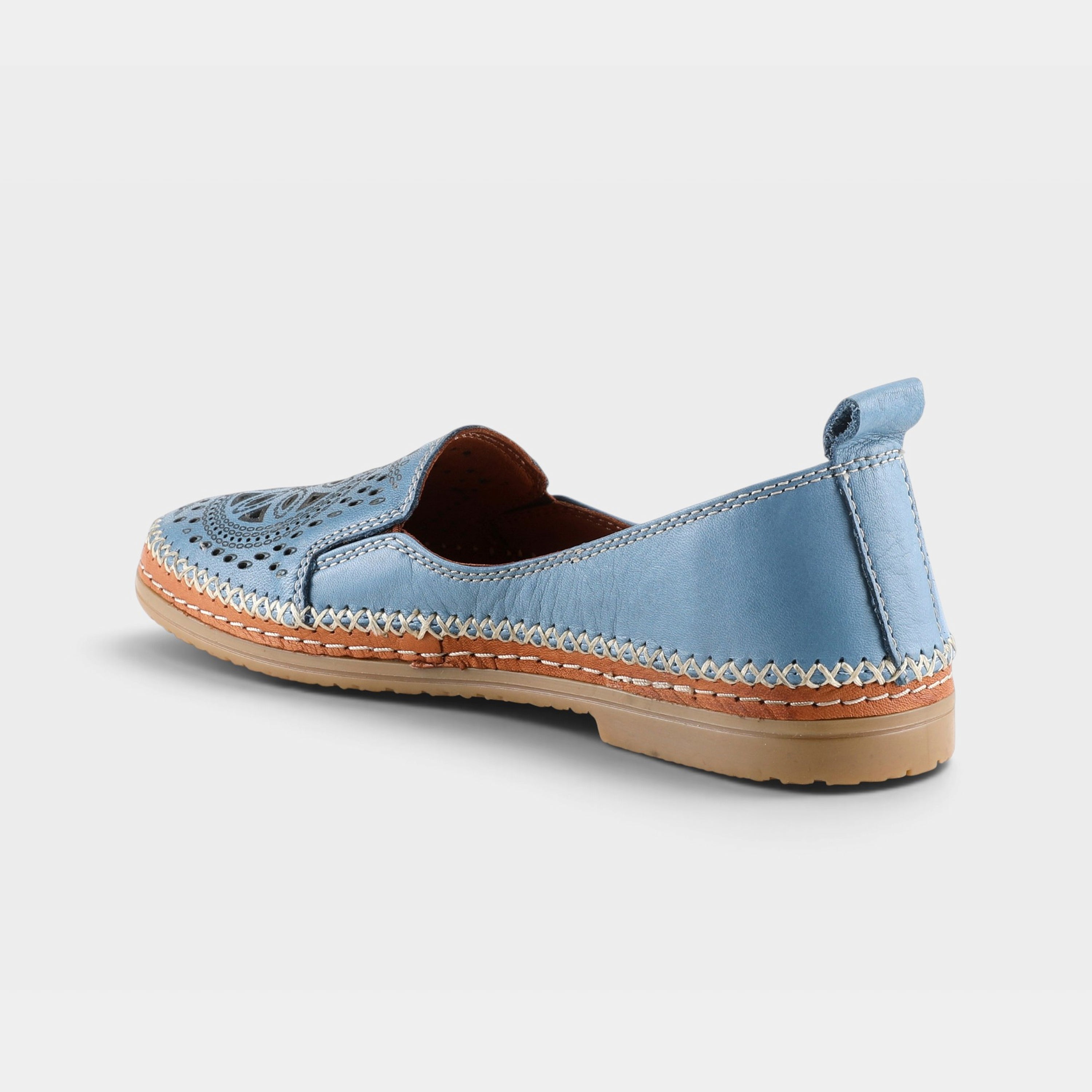 Spring Step Ingrid Sky Blue Loafer