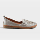 Spring Step Ingrid Silver Loafer