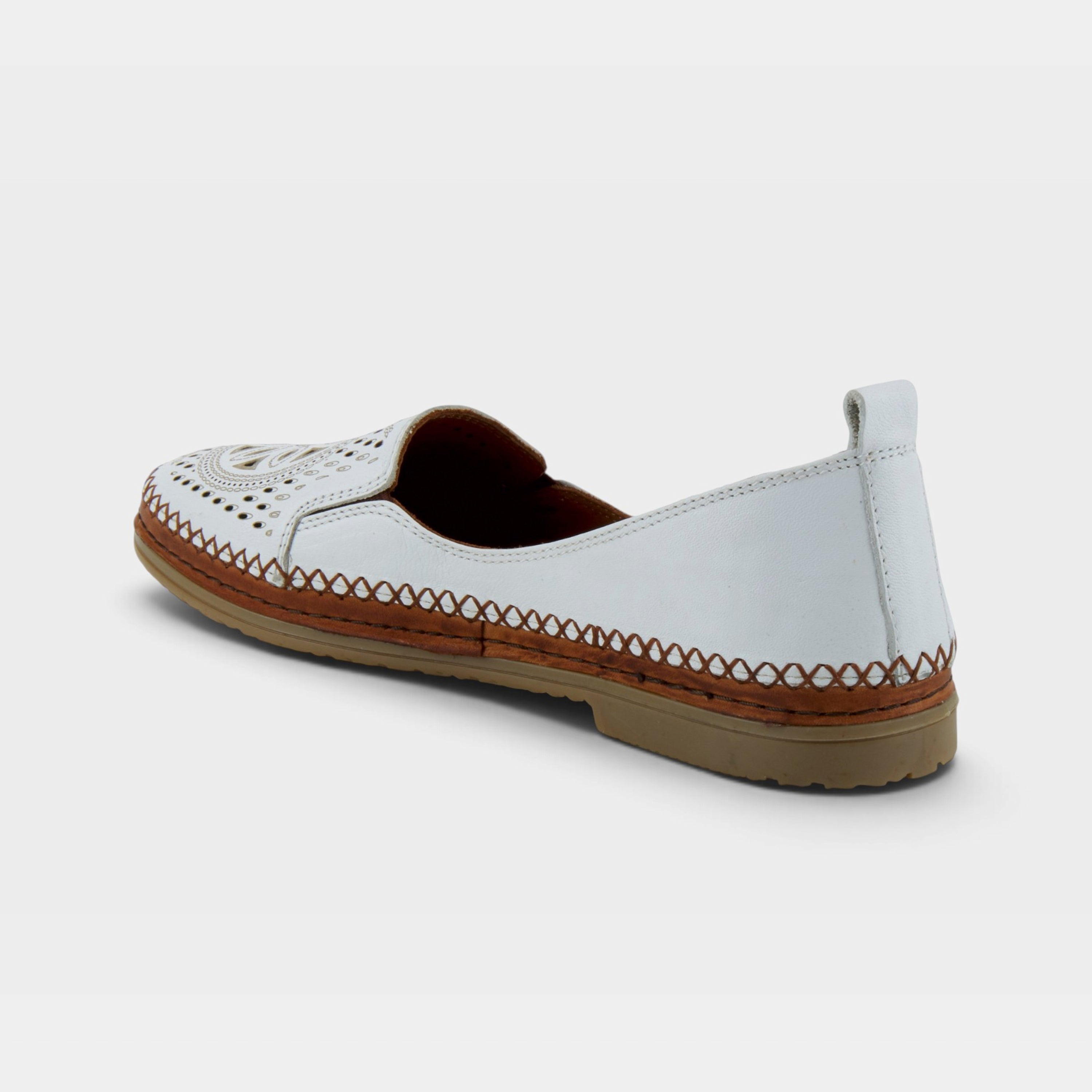 Spring Step Ingrid White Loafer