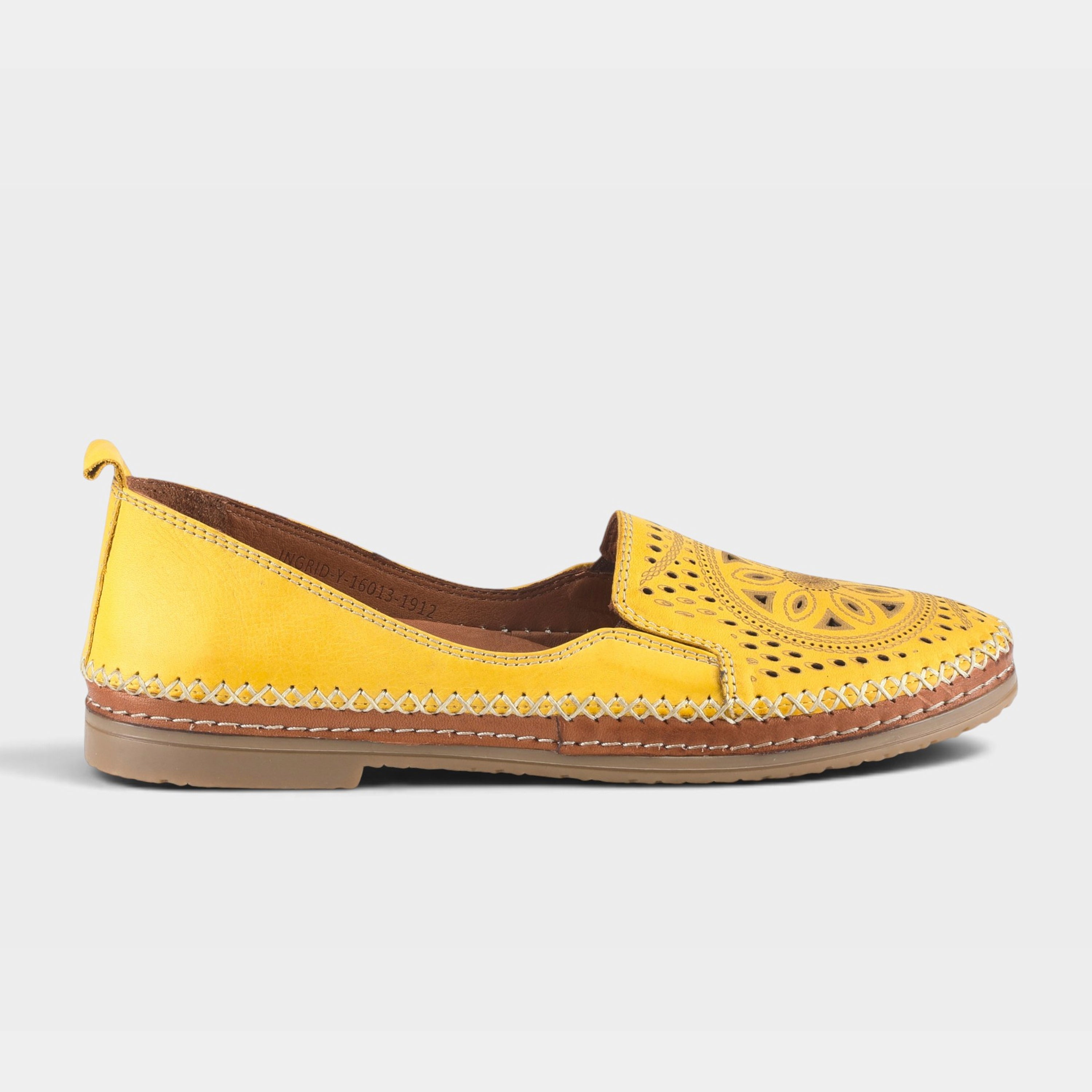 Spring Step Ingrid Yellow Loafer