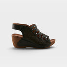 Spring Step Inocencia Black Sandal