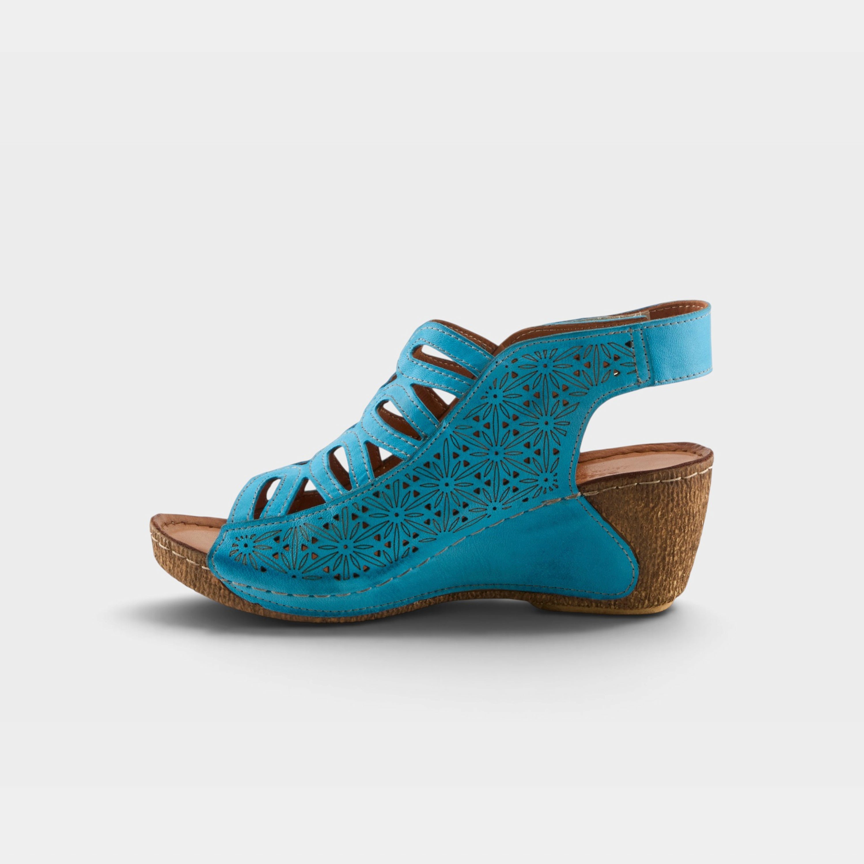 Spring Step Inocencia Blue Sandal