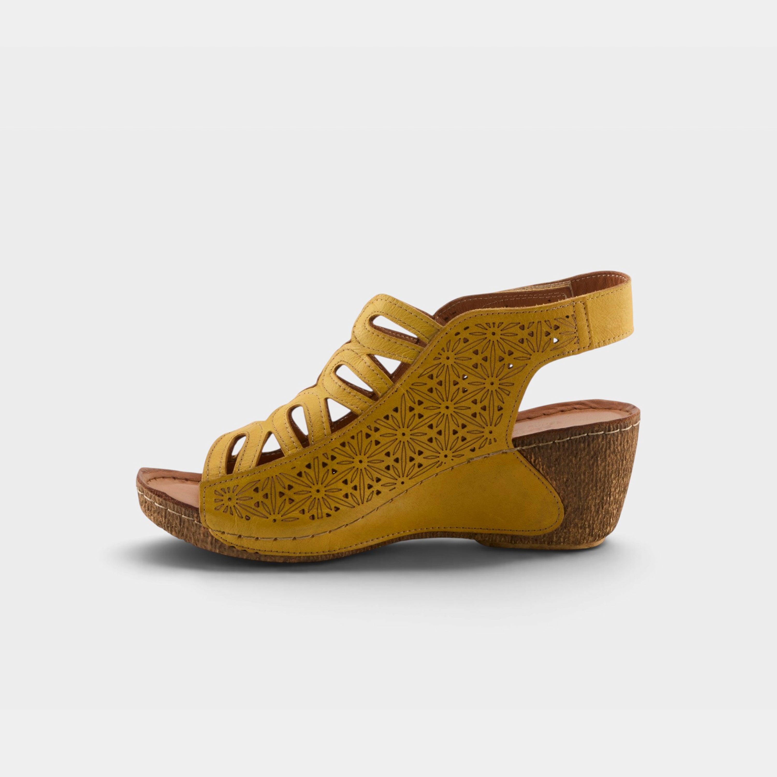 Spring Step Inocencia Yellow Sandal