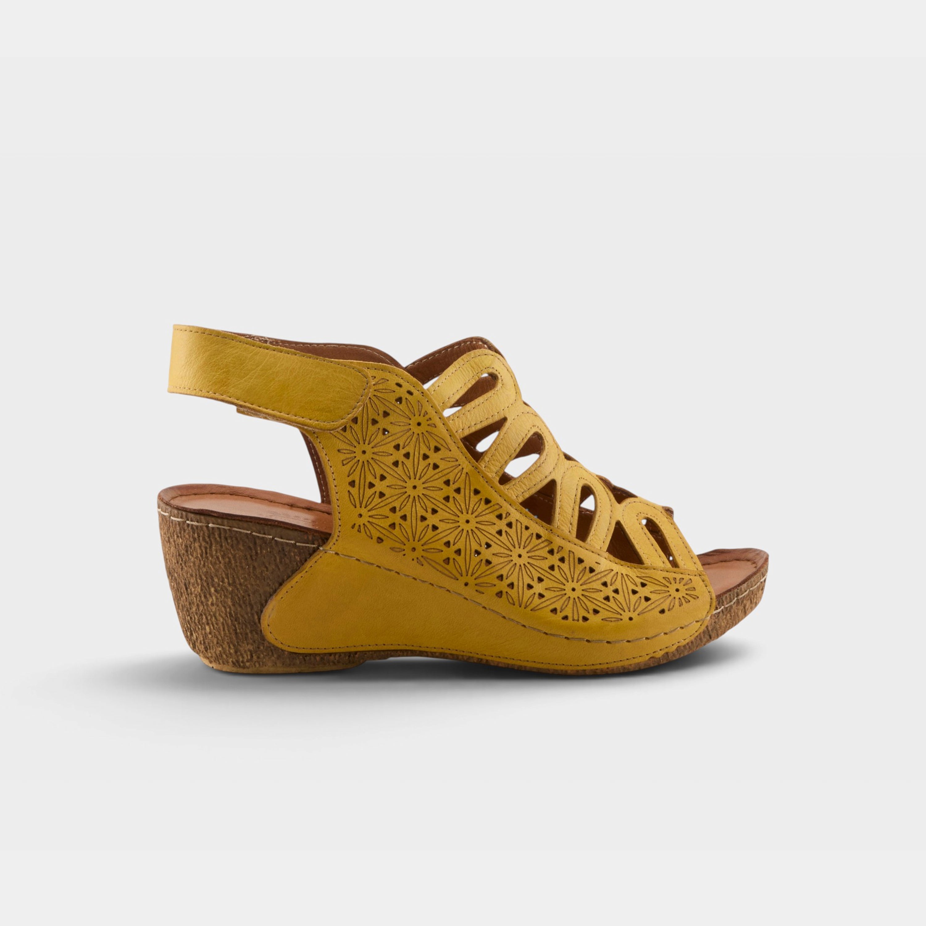 Spring Step Inocencia Yellow Sandal