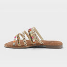 Azura Intoxicate Off White Multi Sandal