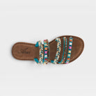 Azura Intoxicate Turquoise Multi Sandal