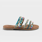 Azura Intoxicate Turquoise Multi Sandal