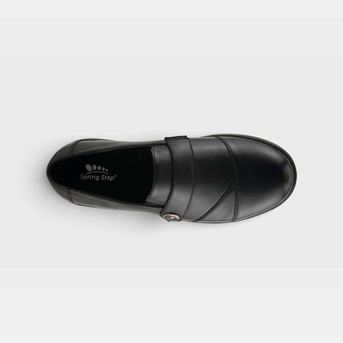 Spring Step Ivorie Black Casual Shoe