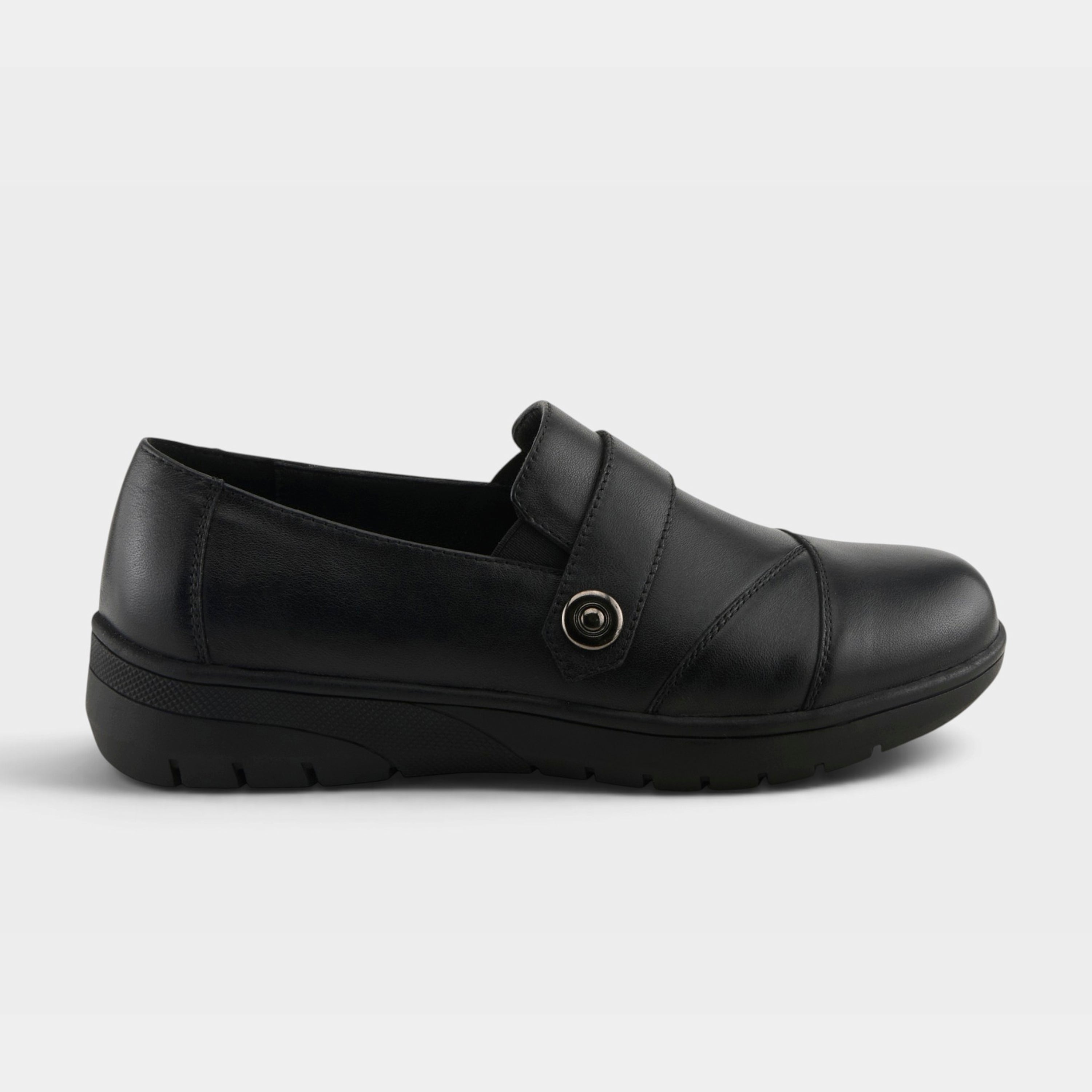 Spring Step Ivorie Black Casual Shoe
