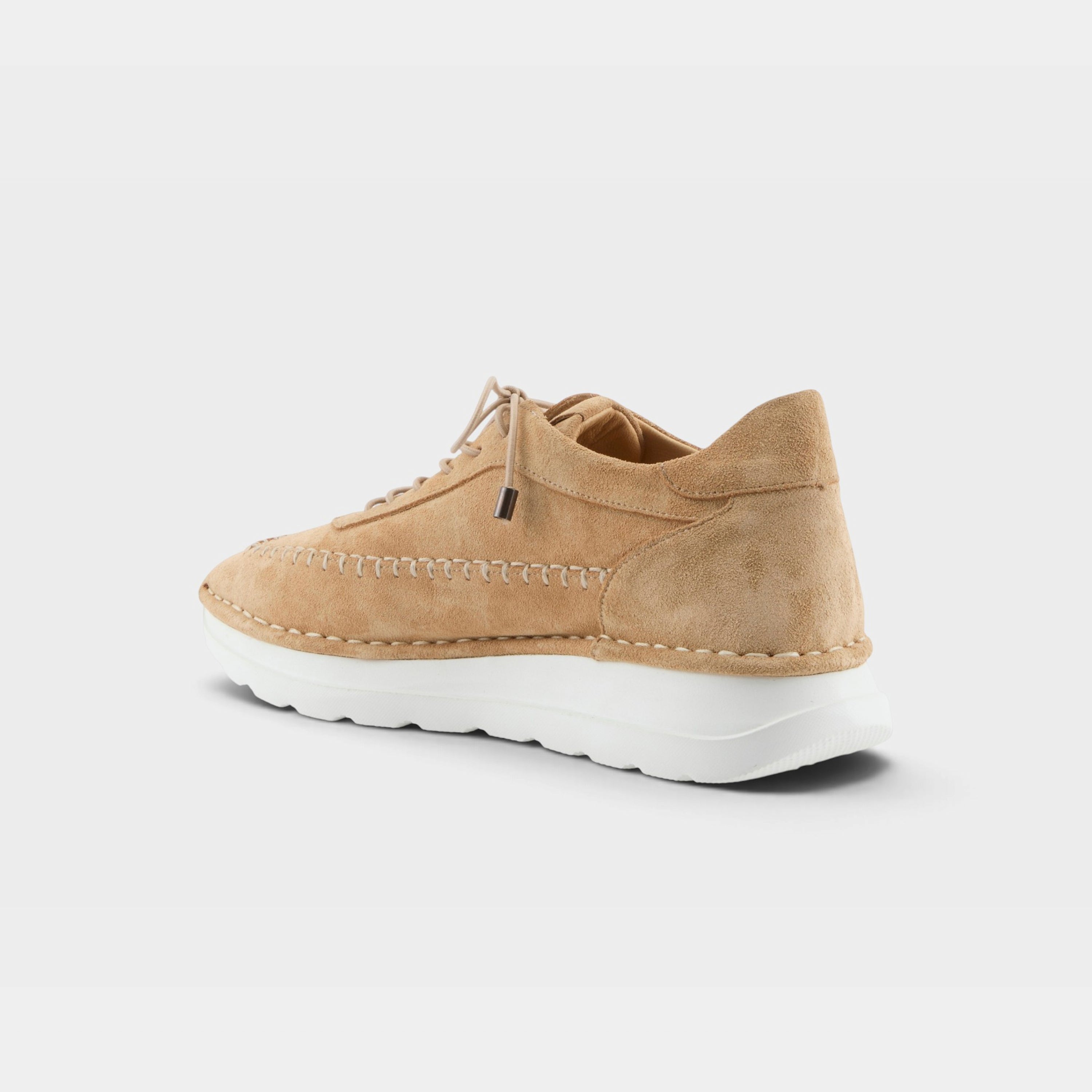 Spring Step Ivyjune Beige Suede Sneaker