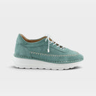 Spring Step Ivyjune Teal Suede Sneaker