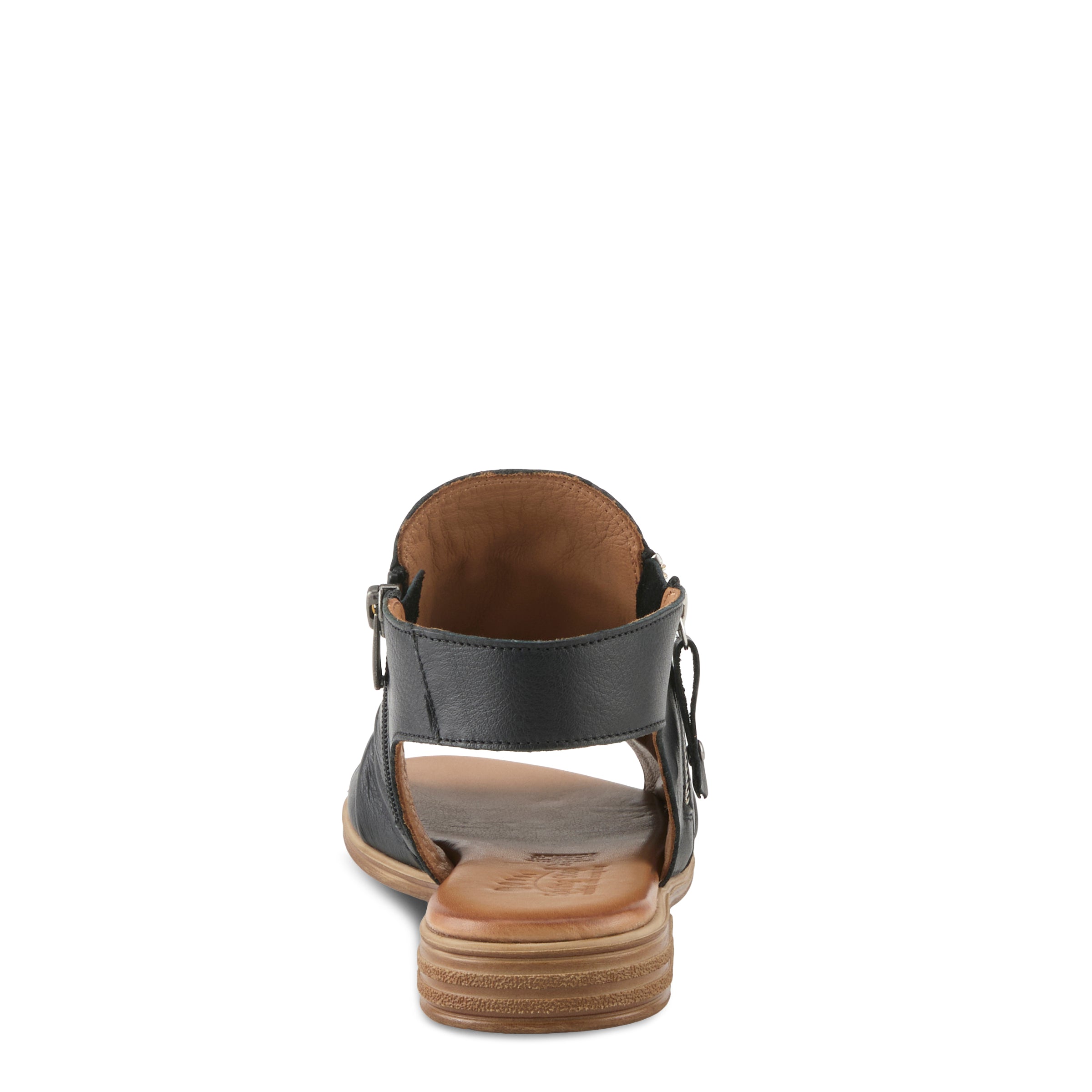 Jalaya Leather Zipper Sandals for Women - Spring Step Shoes