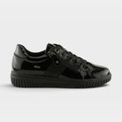 Spring Step Jamia Black Patent Sneaker