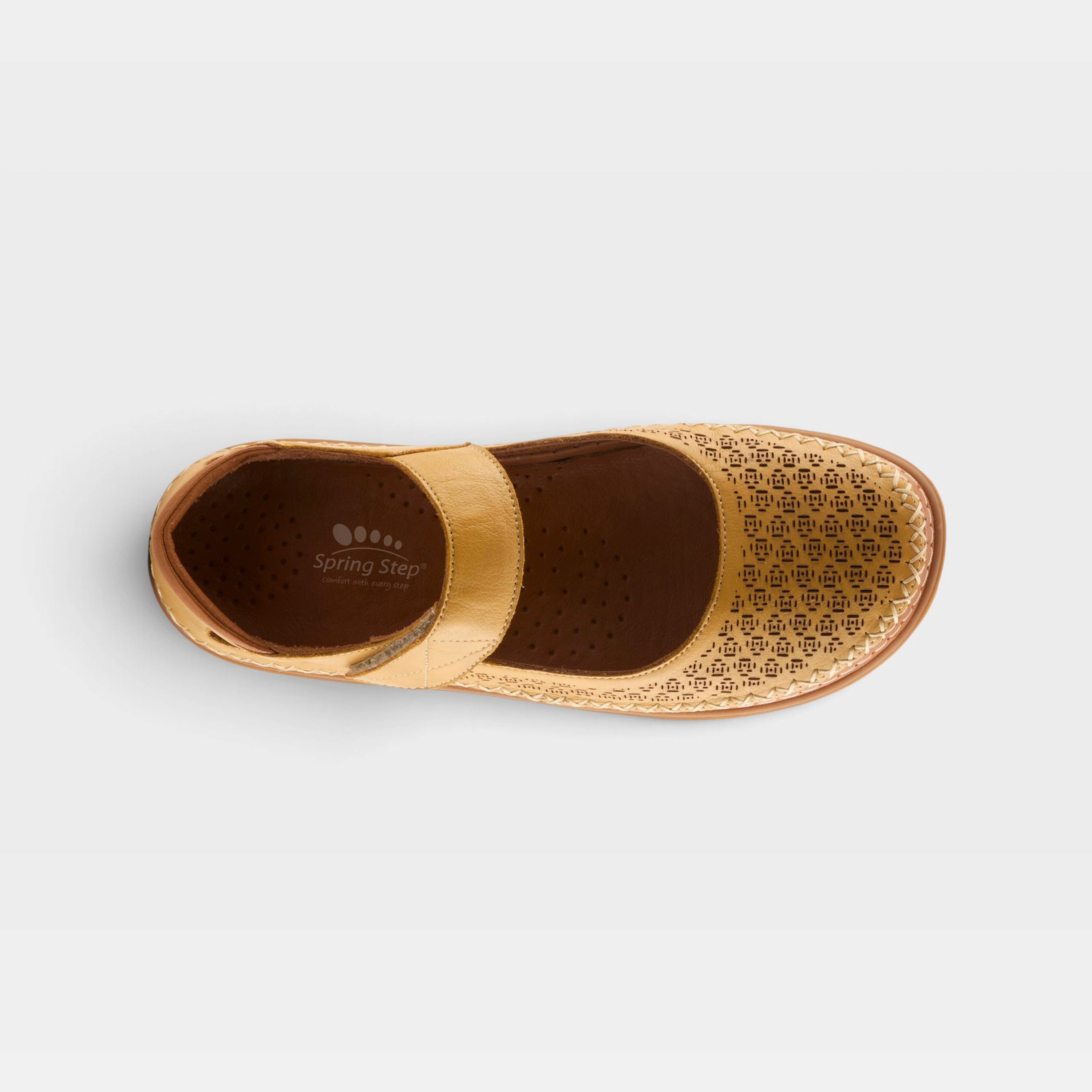 Spring Step Janah Yellow Casual Shoe