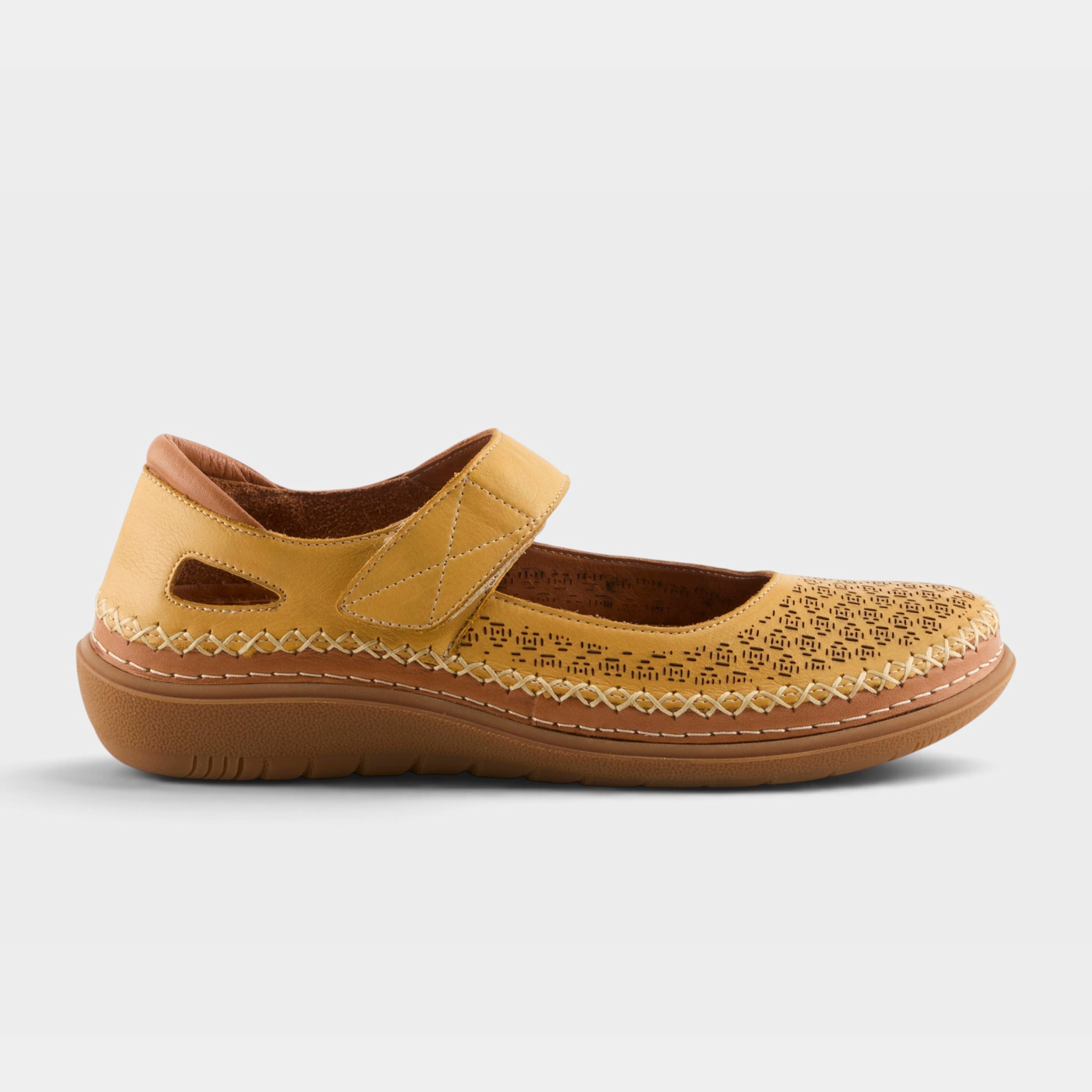 Spring Step Janah Yellow Casual Shoe