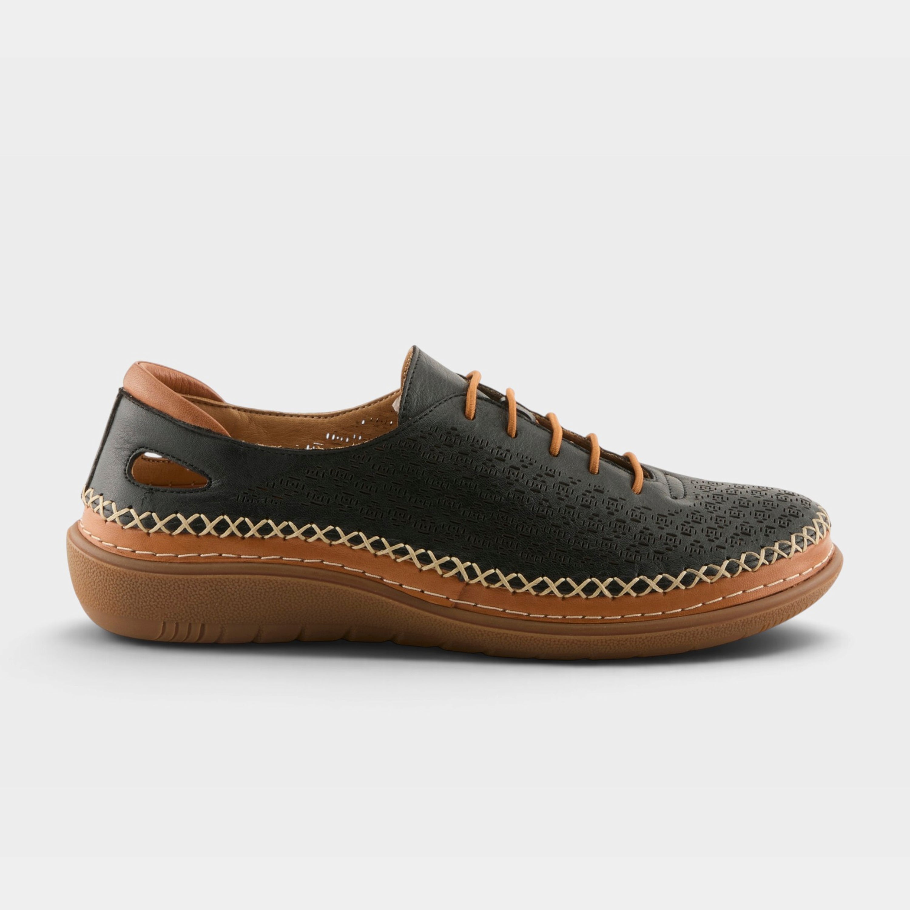 Spring Step Janell Black Casual Shoe