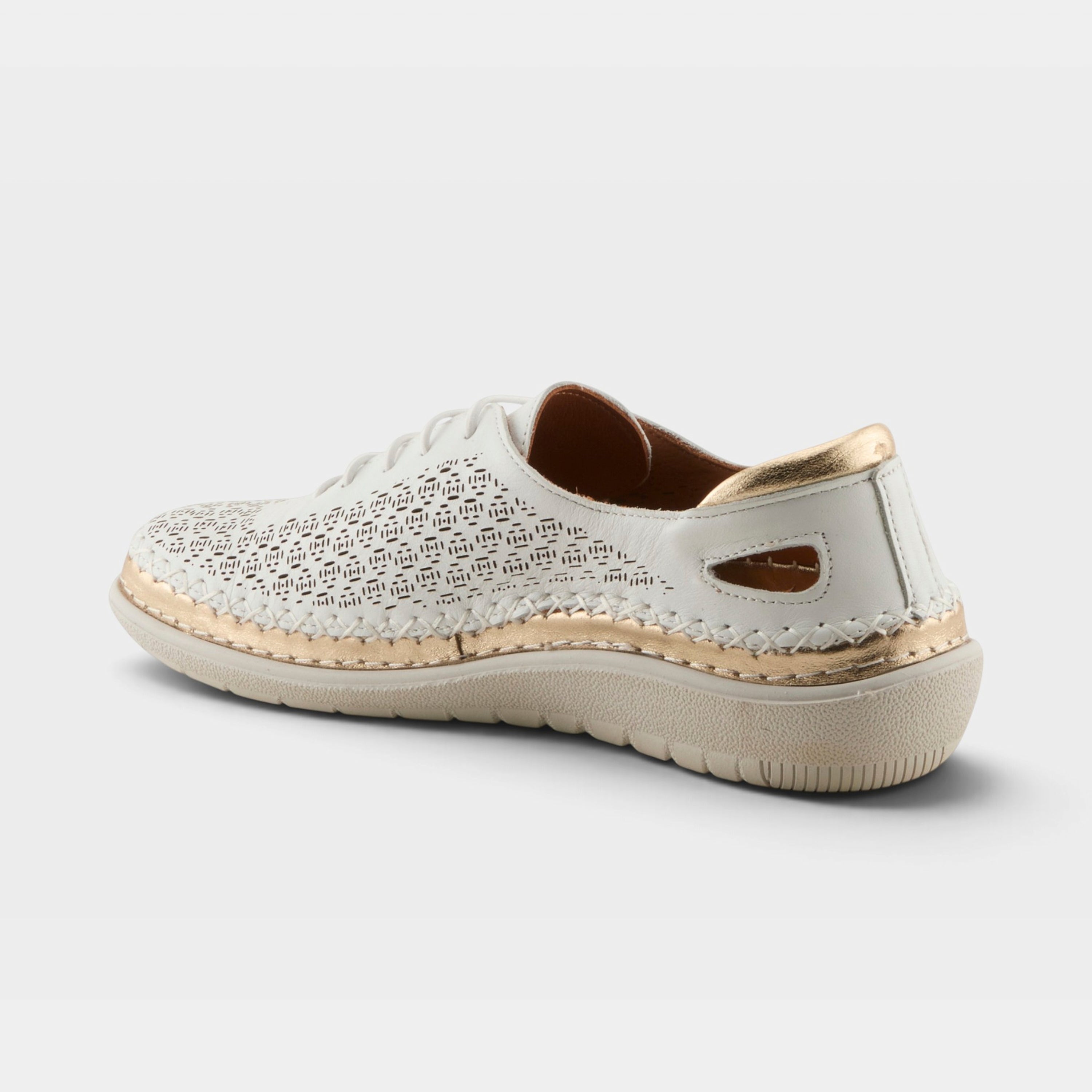 Spring Step Janell White Casual Shoe