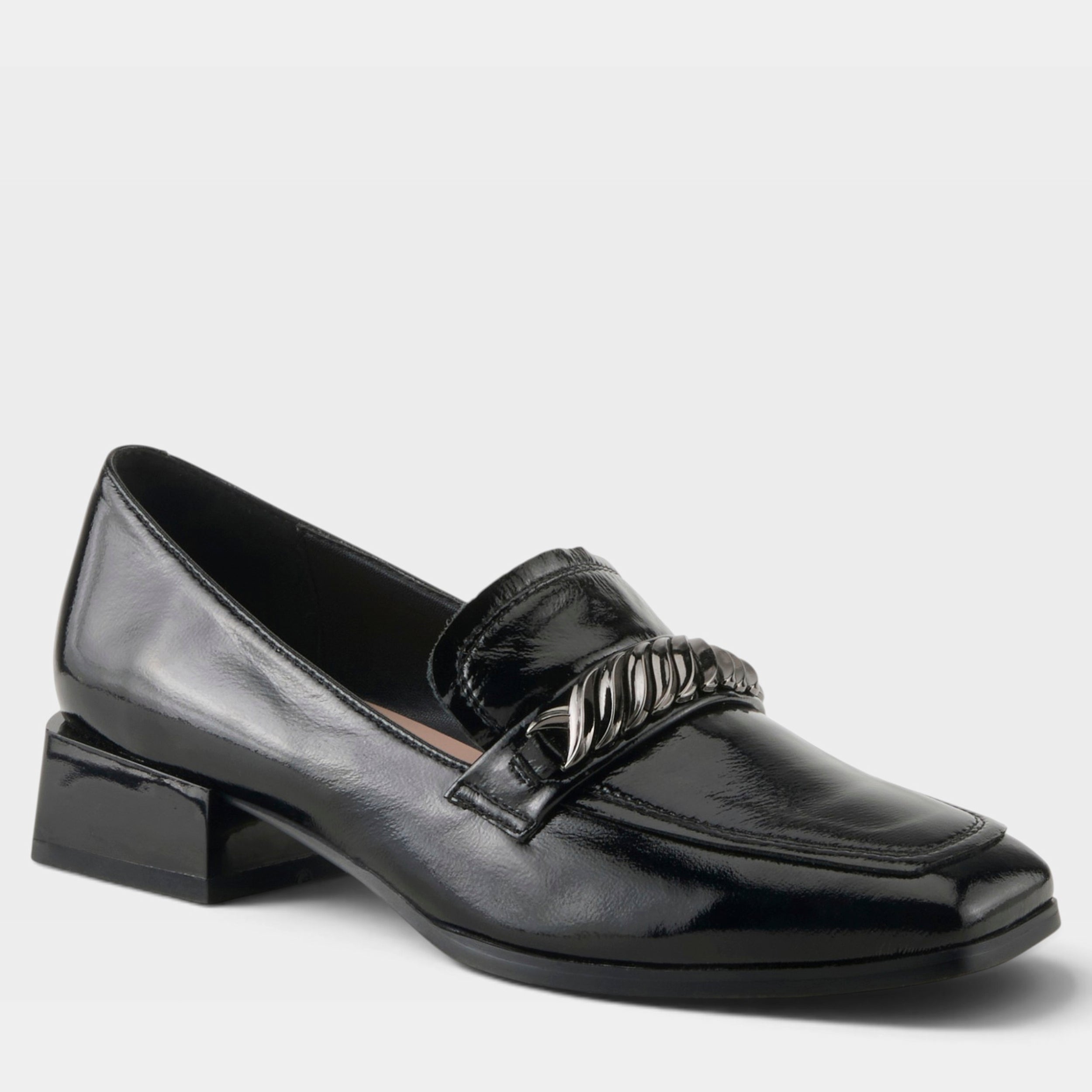 Azura Jannette Black Patent Shoe