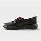 Spring Step Jax Black Multi Casual Shoe