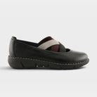 Spring Step Jax Black Multi Casual Shoe