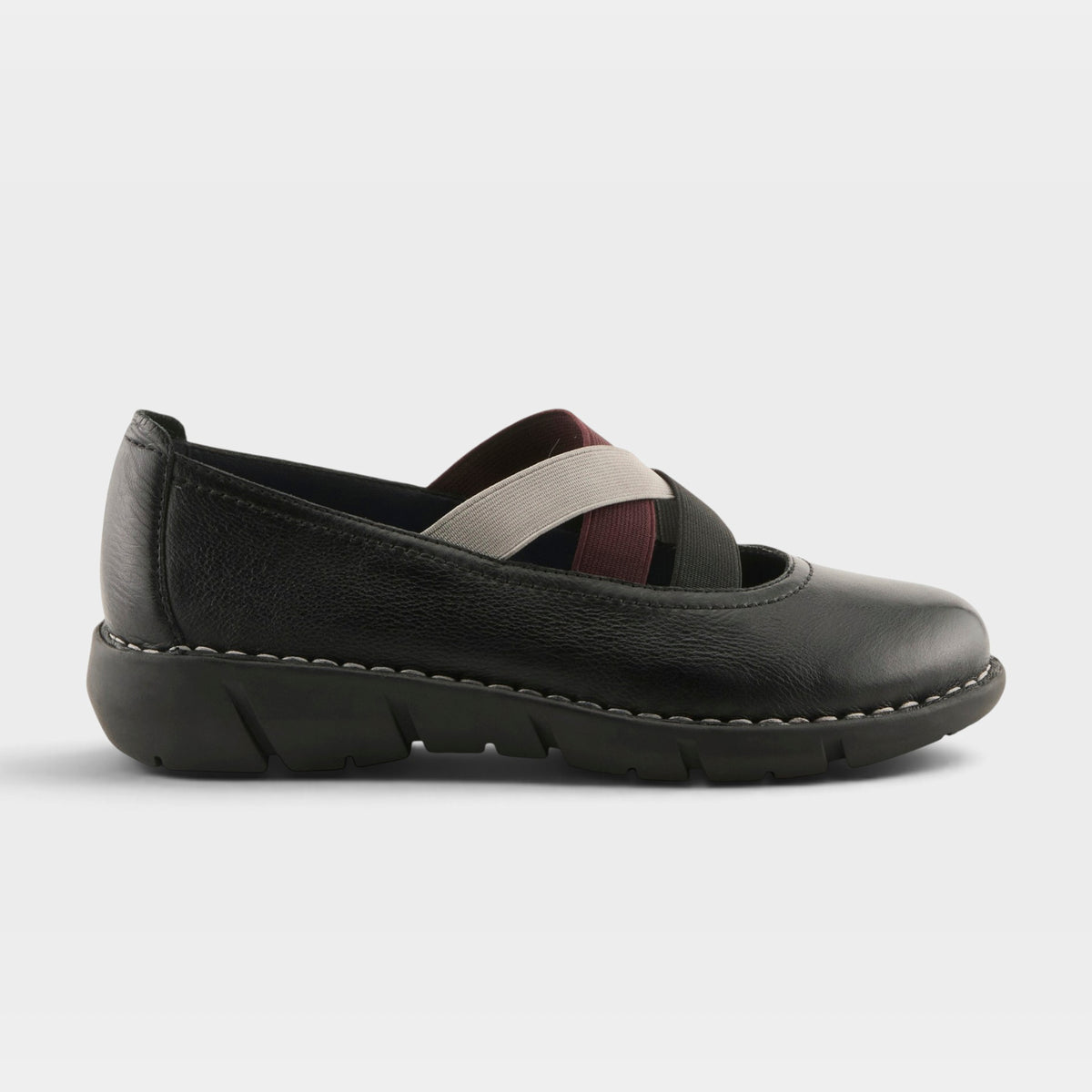 Spring Step Jax Black Multi Casual Shoe