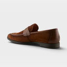 Spring Step Men Jaxon Cognac Suede Slip-On Shoe