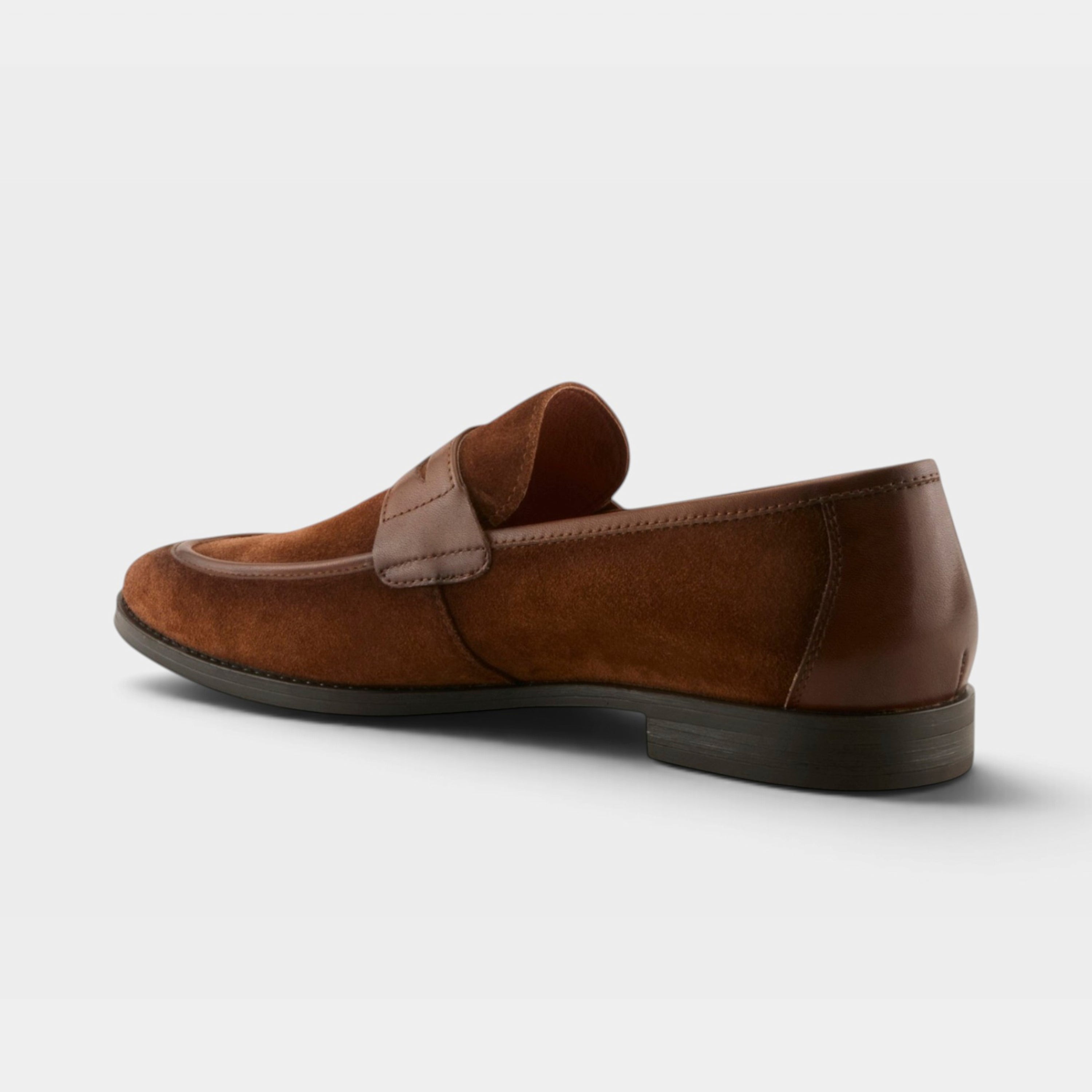 Spring Step Men Jaxon Cognac Suede Slip-On Shoe