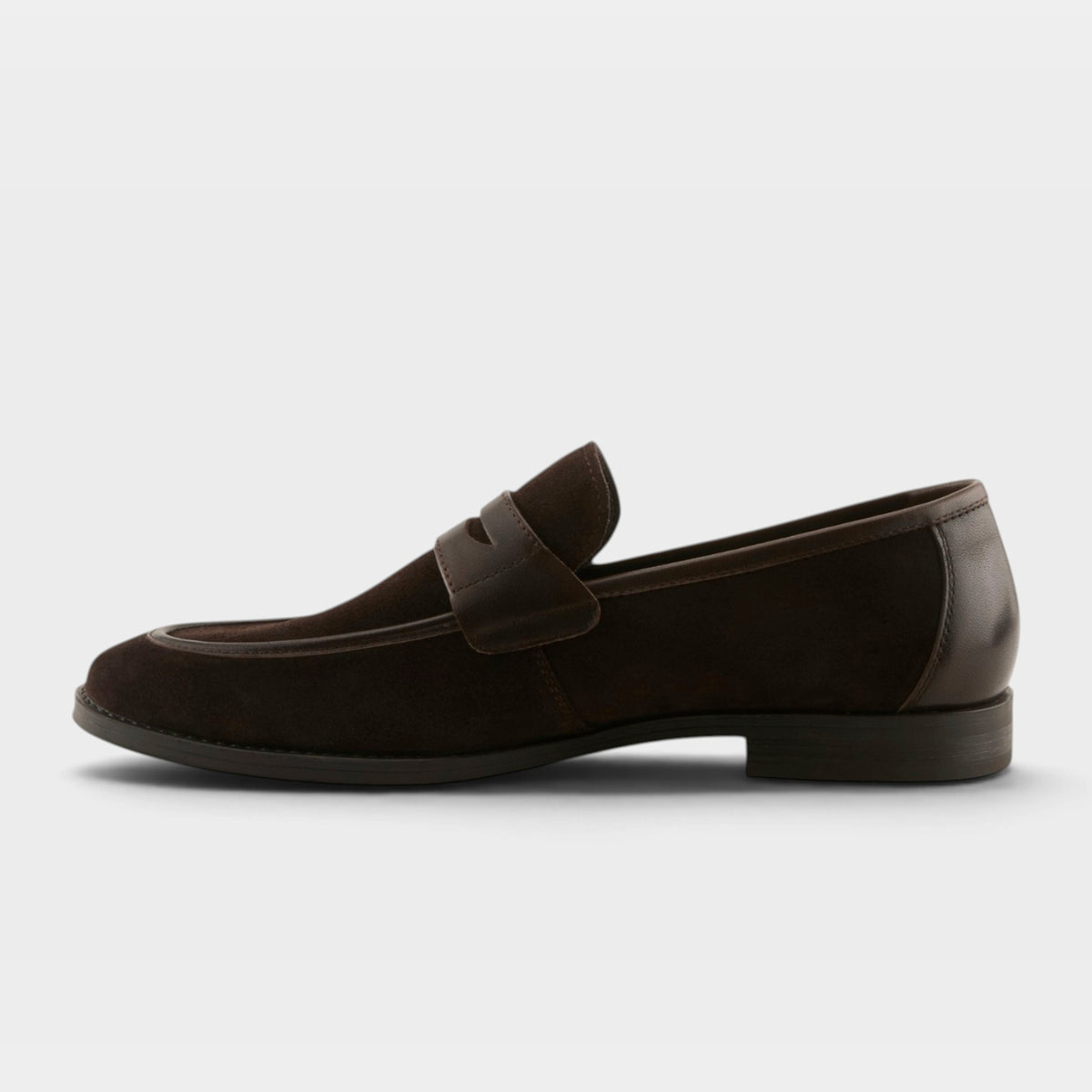 Spring Step Men Jaxon Dark Brown Suede Slip-On Shoe