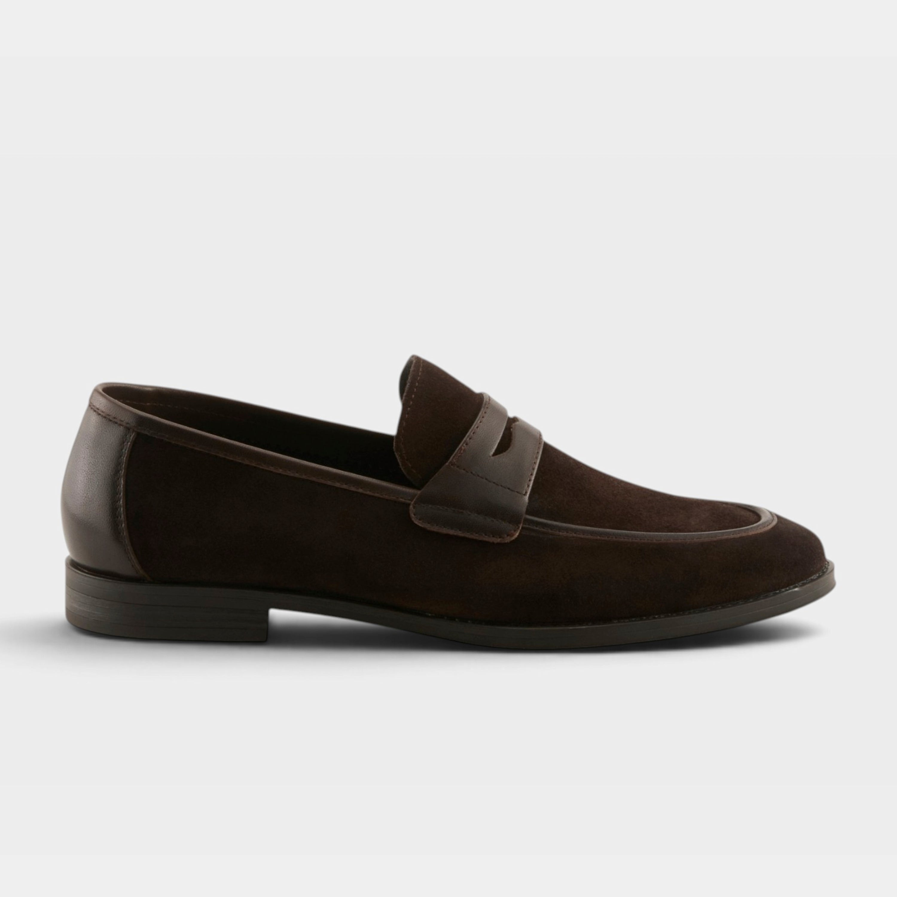 Spring Step Men Jaxon Dark Brown Suede Slip-On Shoe