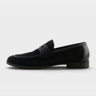 Spring Step Men Jaxon Navy Suede Slip-On Shoe