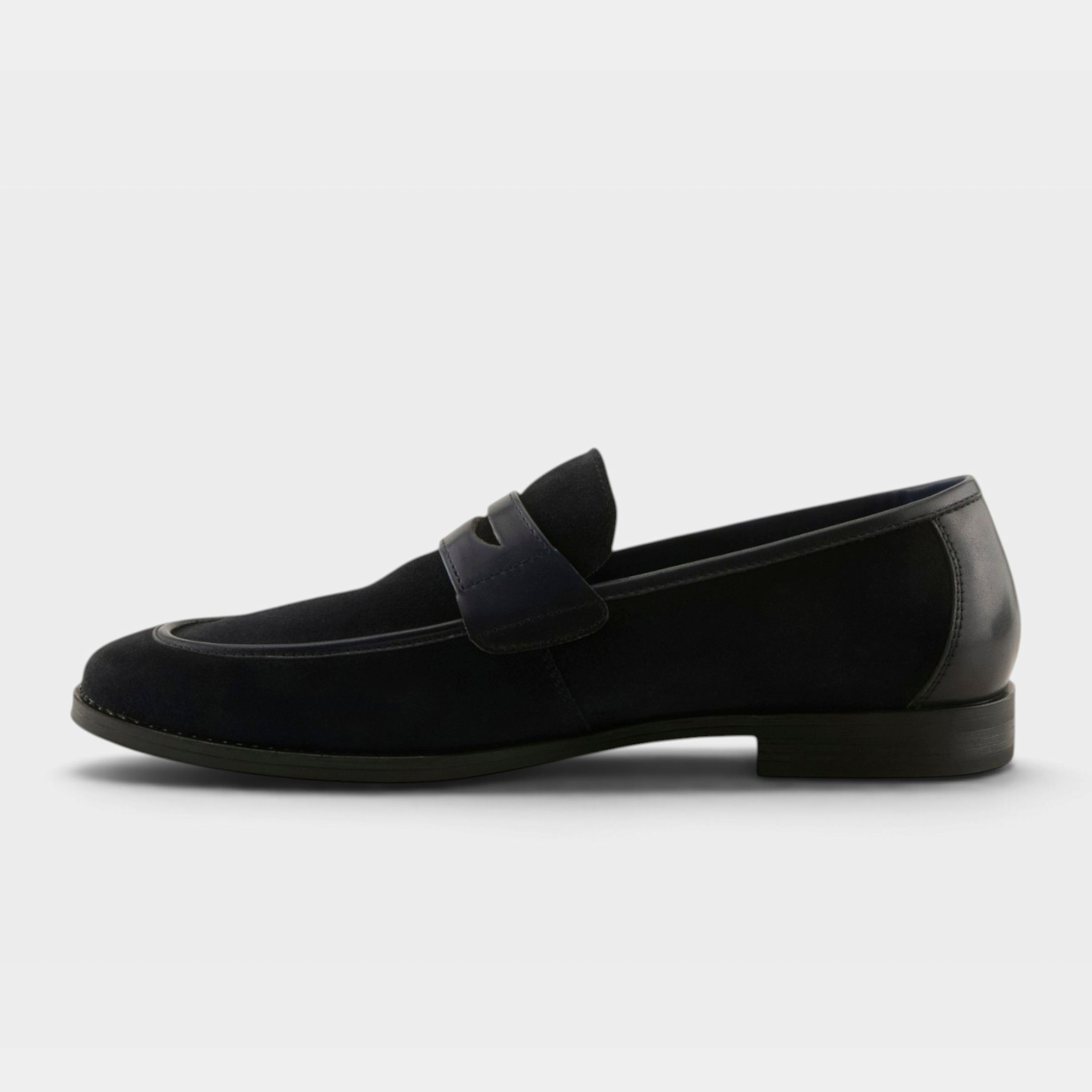 Spring Step Men Jaxon Navy Suede Slip-On Shoe