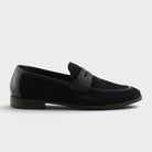 Spring Step Men Jaxon Navy Suede Slip-On Shoe