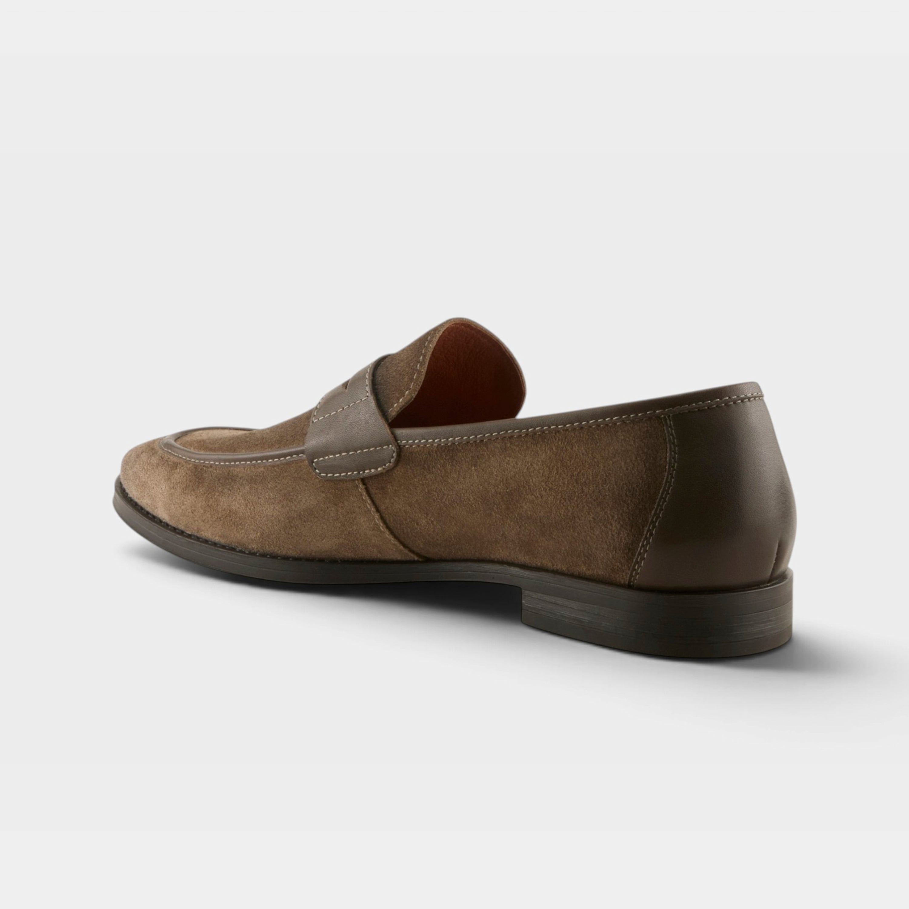 Spring Step Men Jaxon Olive Suede Slip-On Shoe