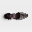 L'Artiste Jazzberry shoes in Black Multi, top view