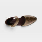 L'Artiste Jazzberry shoes in Olive Multi, top view