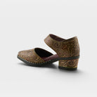 L'Artiste Jazzberry shoes in Olive Multi, alternate angle view