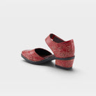 L'Artiste Jazzberry shoes in Red Multi, alternate angle view